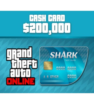 Grand Theft Auto Online - $200,000 Tiger Shark Cash Card Xbox One Xbox One Key 